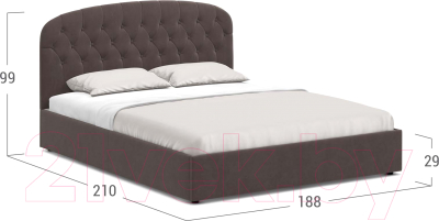 Двуспальная кровать Moon Family 1252 / MF005044