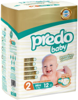 Подгузники детские Predo Baby №2 3-6 кг (12шт) - 