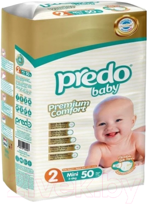 Подгузники детские Predo Baby №2 3-6 кг (50шт)