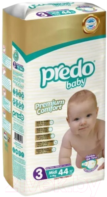 Подгузники детские Predo Baby №3 4-9 кг (44шт)