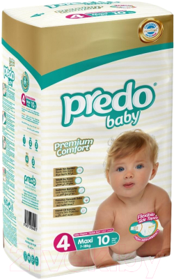 Подгузники детские Predo Baby №4 7-18 кг (10шт)