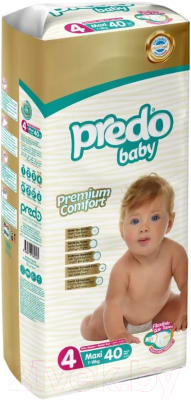 Подгузники детские Predo Baby №4 7-18 кг (40шт)
