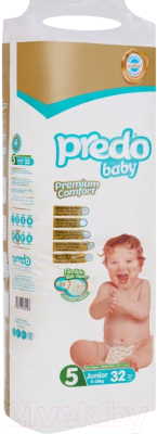 Подгузники детские Predo Baby №5 11-25 кг (32шт)