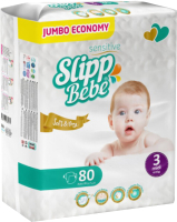 Подгузники детские Slipp Bebe №3 4-9 кг (80шт) - 