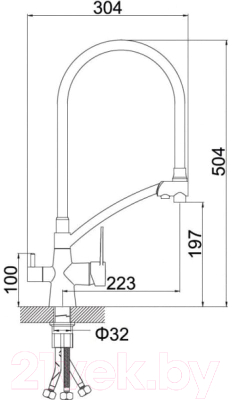 Смеситель Teymi Lori / T10245