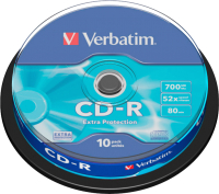 Набор дисков CD-R Verbatim Extra Protection 700MB / 43437 (10шт) - 