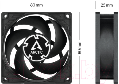Вентилятор для корпуса Arctic Cooling P8 MAX PWM (ACFAN00286A)