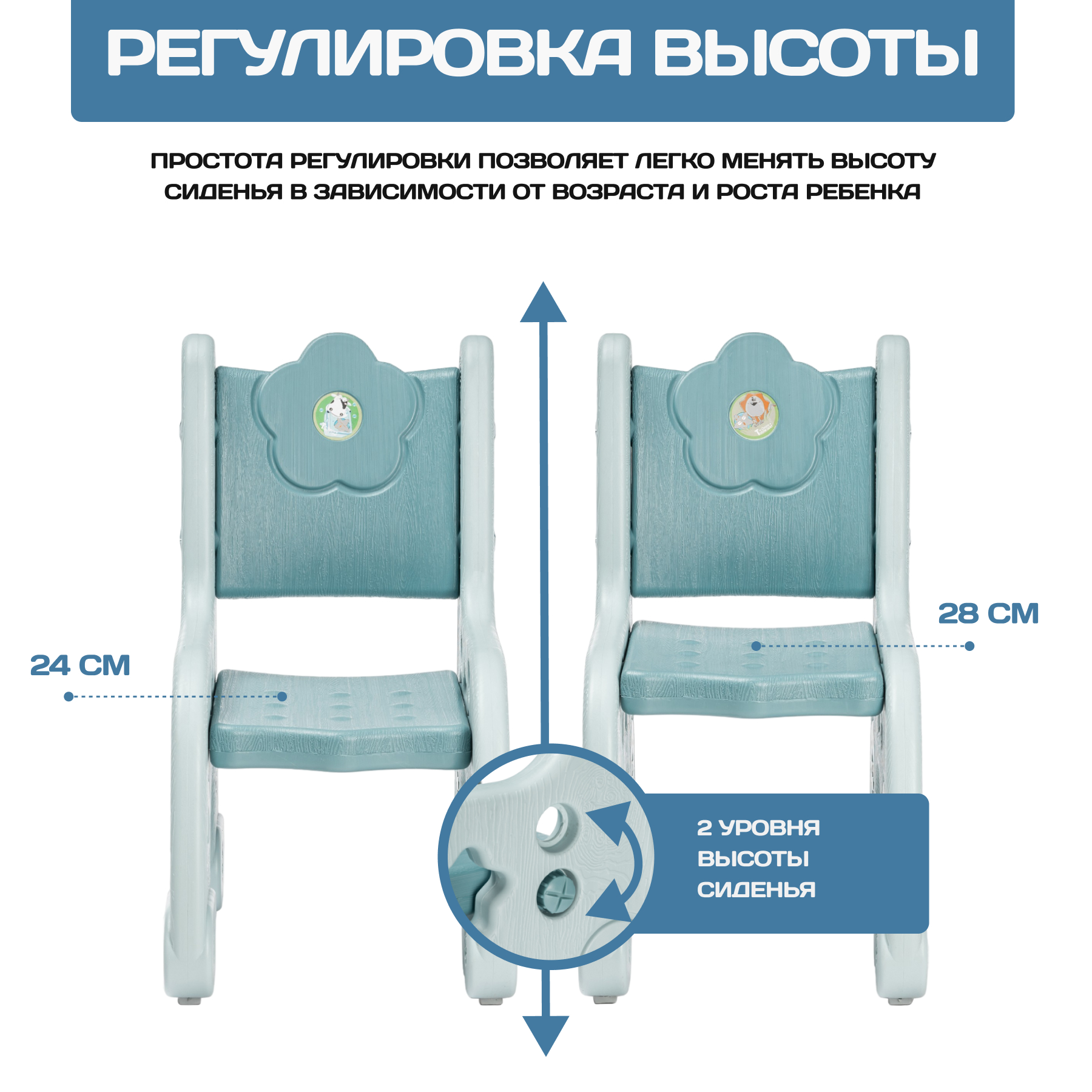 Комплект мебели с детским столом NINO Baby BS-8626