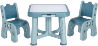 Комплект мебели с детским столом NINO Baby BS-8626 (голубой) - 