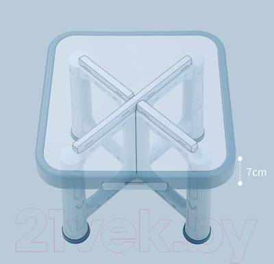 Комплект мебели с детским столом NINO Baby BS-8626 (голубой)