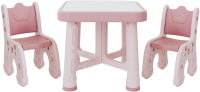 Комплект мебели с детским столом NINO Baby BS-8626 (розовый) - 