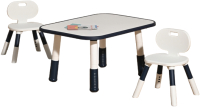Комплект мебели с детским столом NINO Standart BS-8832P (синий) - 