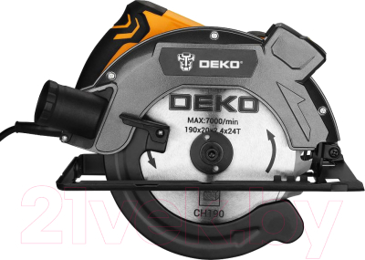 Дисковая пила Deko DKCS1800-190 Laser / 083-1011