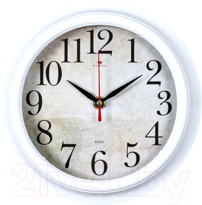 Настенные часы РУБИН Ретро / 2121-002 (белый)