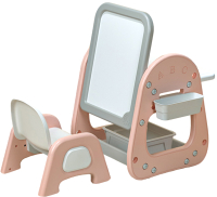 Комплект мебели с детским столом NINO Marina BS-8826 (розовый) - 