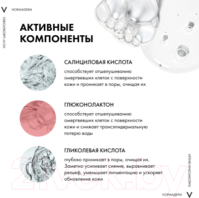 Гель для умывания Vichy Normaderm NO Post-A Peeling Cleanse (125мл)