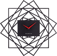 Настенные часы РУБИН Геометрия / 5019-001 (черный) - 