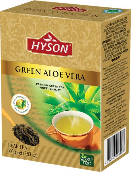 Чай листовой Hyson Алоэ Вера зеленый (100г)