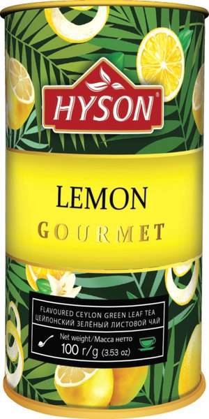 Чай листовой Hyson Лимон зеленый (100г)
