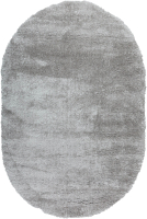 Коврик Radjab Carpet Паффи Шагги Овал P001A / 6330RK (1.2x1.8, Grey) - 
