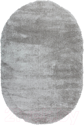 Ковер Radjab Carpet Паффи Шагги Овал P001A / 6332RK (1.6x2.3, Grey)