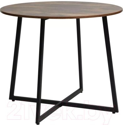 Обеденный стол Signal Luna (рустикальный коричневый/черный)