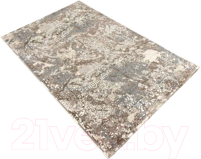Коврик Radjab Carpet Панама Прямоугольник 9596RK (0.8x1.5, Dark Beige/White)