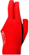 Перчатка для бильярда Kamui QuickDry 10009  (S, красный/черный) - 