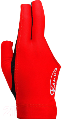 Перчатка для бильярда Kamui QuickDry 10973 (XS, красный/черный)