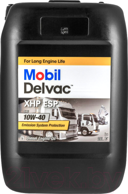 Моторное масло Mobil Delvac XHP ESP 10W40 / 152994 (20л)