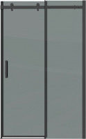Душевая дверь Grossman Classic 130x195 / 100.K33.04.130.21.10 (черный матовый/стекло тонированное) - 