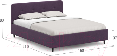 Двуспальная кровать Moon Family 1253 / MF008458