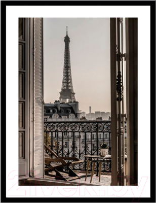 Картина Мирам Архитектура. Эйфелева башня на закате / 230403203 (30x40)
