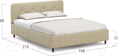 Купить Двуспальная кровать Moon Family 1253 / К004661 в Бобруйске