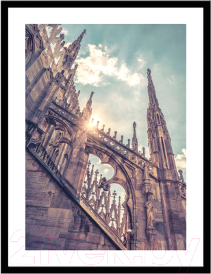 Картина Мирам Города. Миланский собор / 230403101 (30x40)
