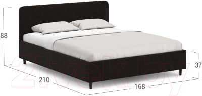Двуспальная кровать Moon Family 1253 / MF008439
