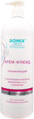 Крем для рук Domix Green Увлажняющий с гиалуроновой кислотой, витаминами A,E,C, серебром (1л)