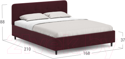 Двуспальная кровать Moon Family 1253 / MF008509