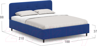 Купить Двуспальная кровать Moon Family 1253 / MF008521 в Бобруйске