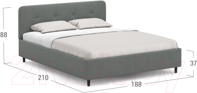 Купить Двуспальная кровать Moon Family 1253 / MF008501 в Бобруйске
