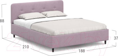 Купить Двуспальная кровать Moon Family 1253 / К004703 в Бобруйске