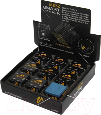 Мел для бильярда Mezz Cues Smart Chalk SC9-B007 / 9991