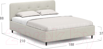 Купить Двуспальная кровать Moon Family 1253 / К004733 в Бобруйске