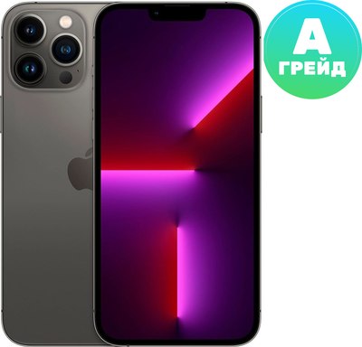 Смартфон восстановленный Apple iPhone 13 Pro Max 128GB Flip Грейд A (графит) - 