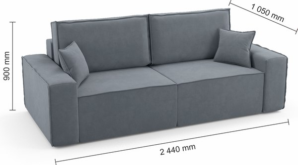 Диван Mio Tesoro Бриз (Velutto 32)