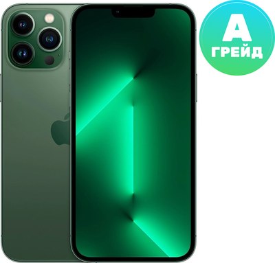 Смартфон восстановленный Apple iPhone 13 Pro Max 128GB Flip Грейд A (альпийский зеленый) - 