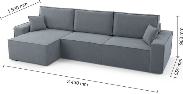 Диван угловой Mio Tesoro Бриз левый %rs_city_gde%