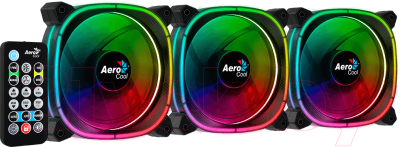 Набор вентиляторов для корпуса AeroCool Astro 12 Pro (3шт)