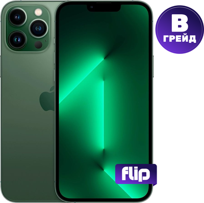 Смартфон восстановленный Apple iPhone 13 Pro Max 256GB Flip Грейд B (альпийский зеленый) - 