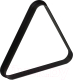 Треугольник для бильярда No Brand Junior 1636 (пластик черный, 57.2мм) - 